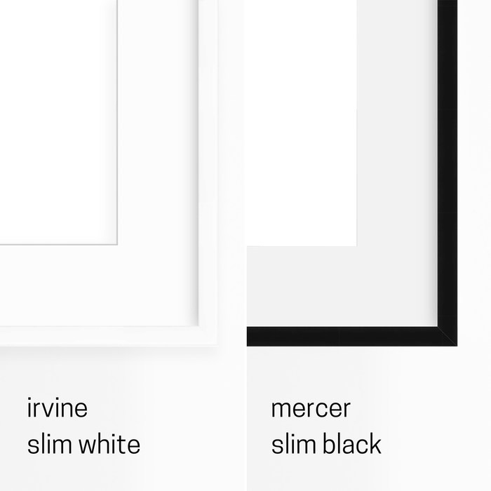 5 x 7" / Irvine- Slim White
