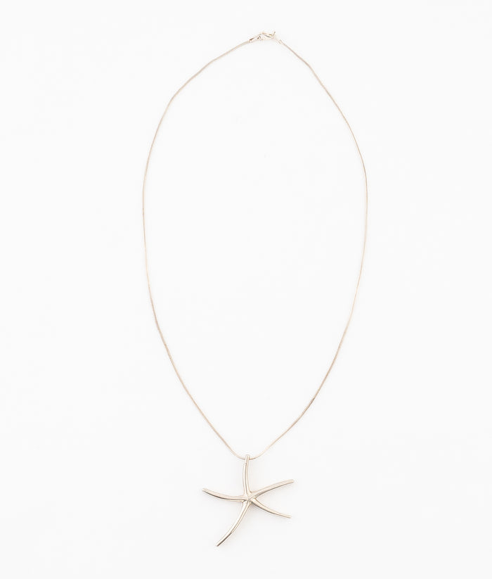 Star Fish Sterling Silver Necklace