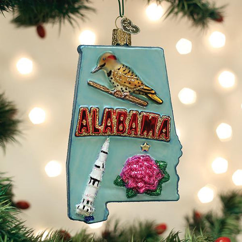 State Of Alabama Ornament [Online Only]