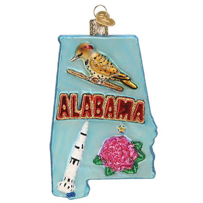 State Of Alabama Ornament [Online Only]