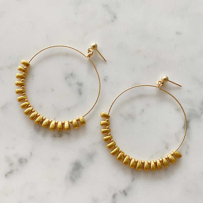 ~ Sunrise Earrings Large - Gold