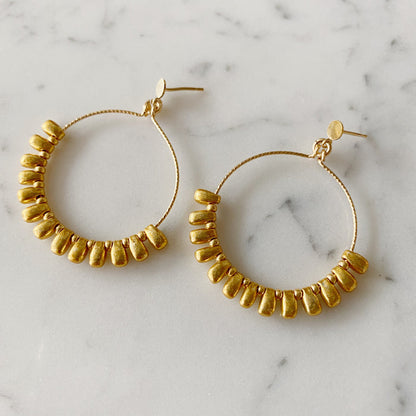 ~ Sunrise Earrings Small - Gold