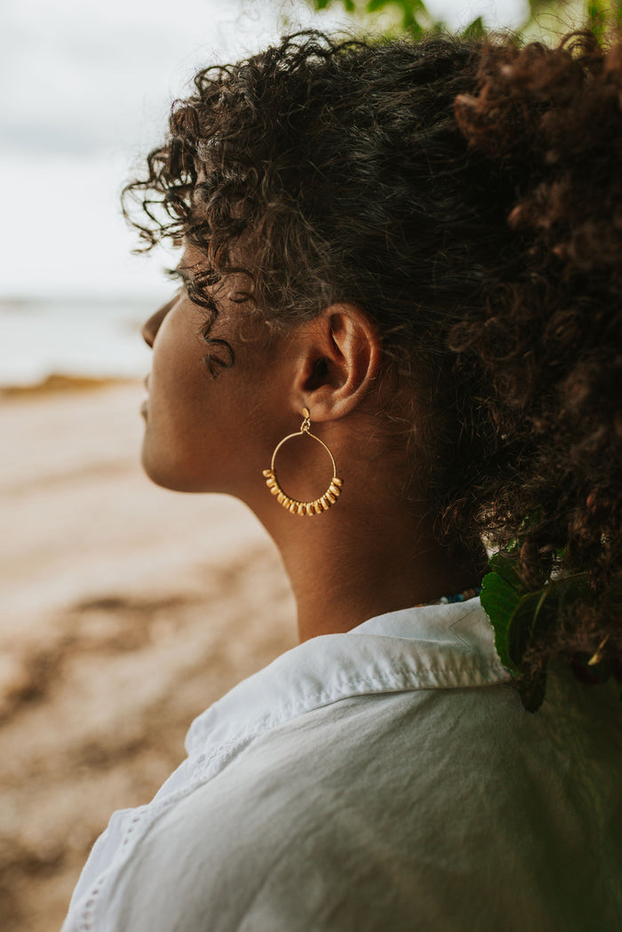 ~ Sunrise Earrings Small - Gold