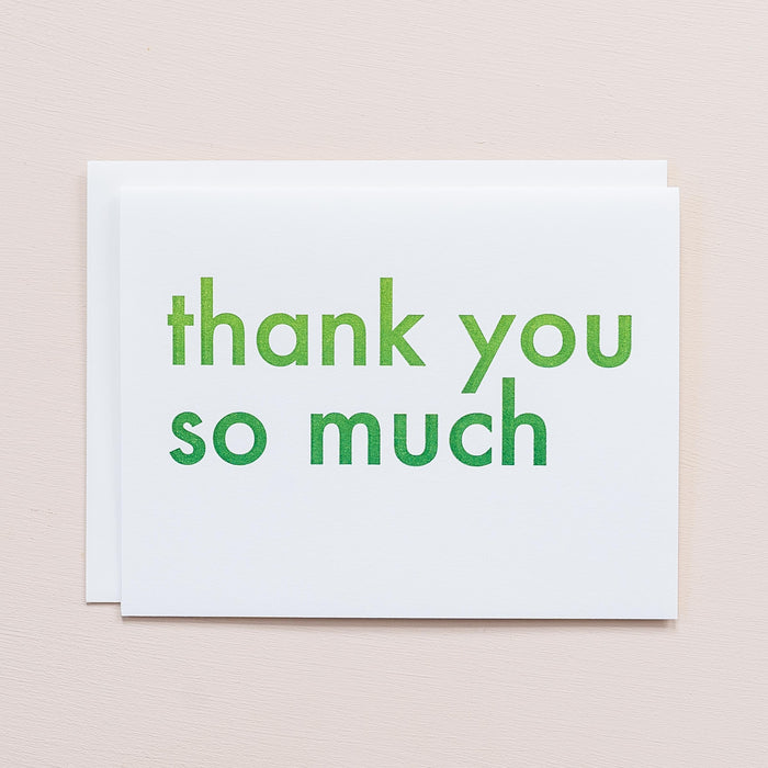 Thank you so much - white