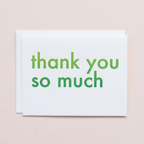 Thank you so much - white