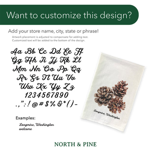 Three Trees - Customizable Cotton Pot Holder