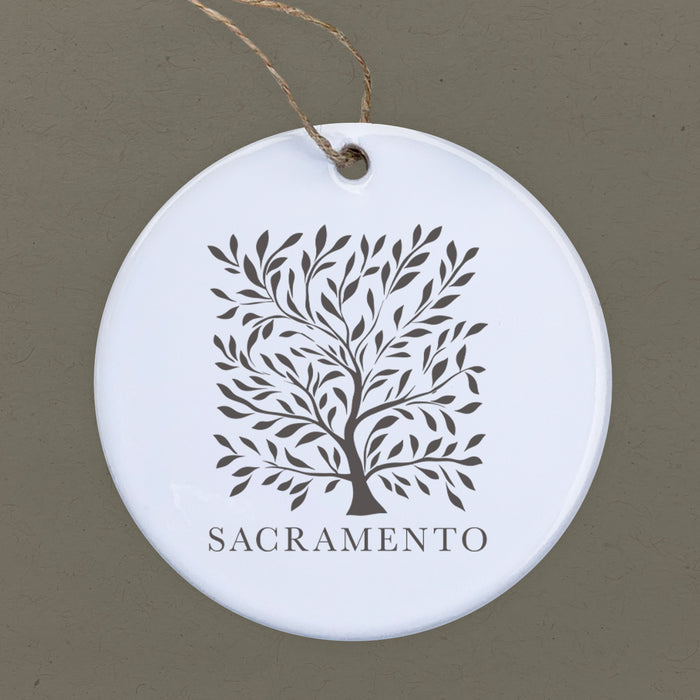 Tree with City - Custom Ornament
