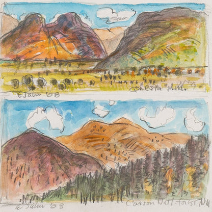 Triple Pastel Landscape of Arizona
