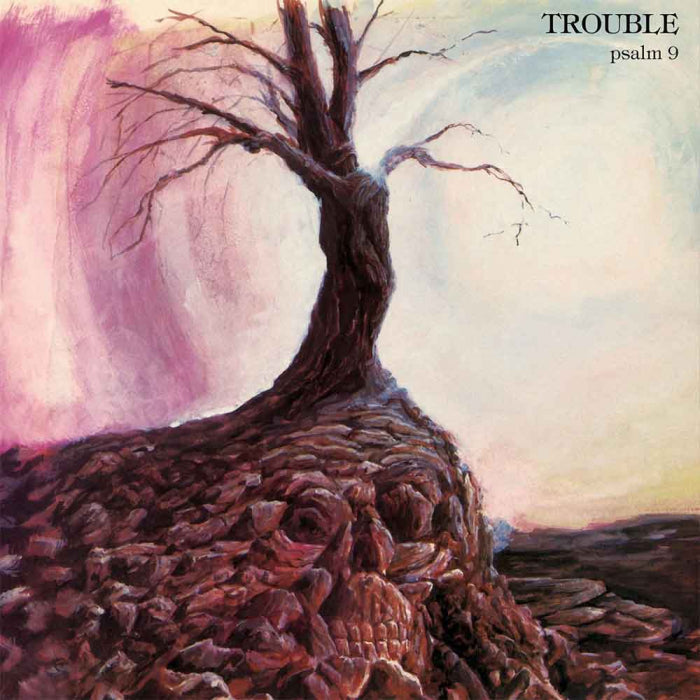 Trouble "TROUBLE - Psalm 9 / Clear Pink White Splatter Vinyl LP" 12"