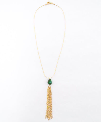 Turquoise + Gold Necklace