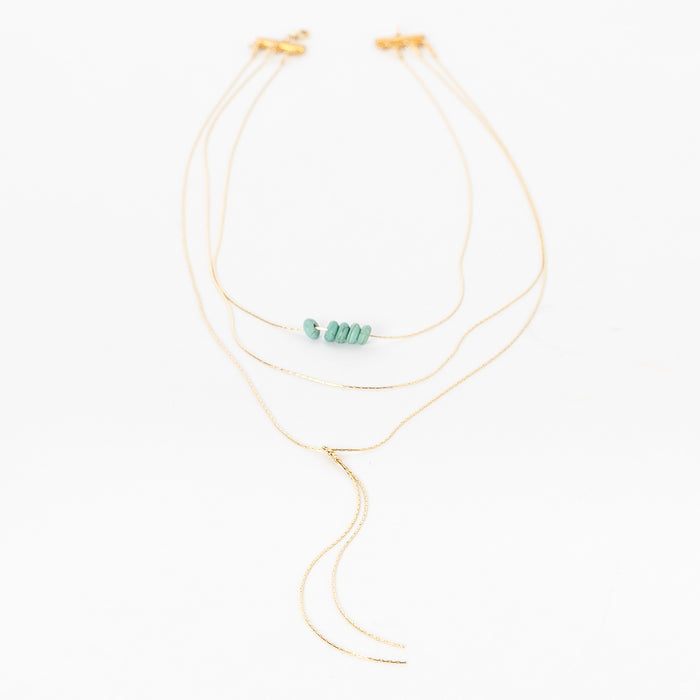 near and native jewelry - women's fashion - layered necklace