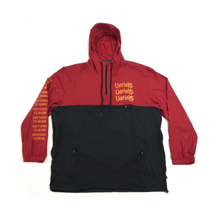 Buy – Varials "Anything To Numb" Anorak Jacket – Band & Music Merch – Cold Cuts Merch