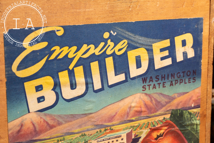 Vintage Empire Builder Apples Shipping Crate