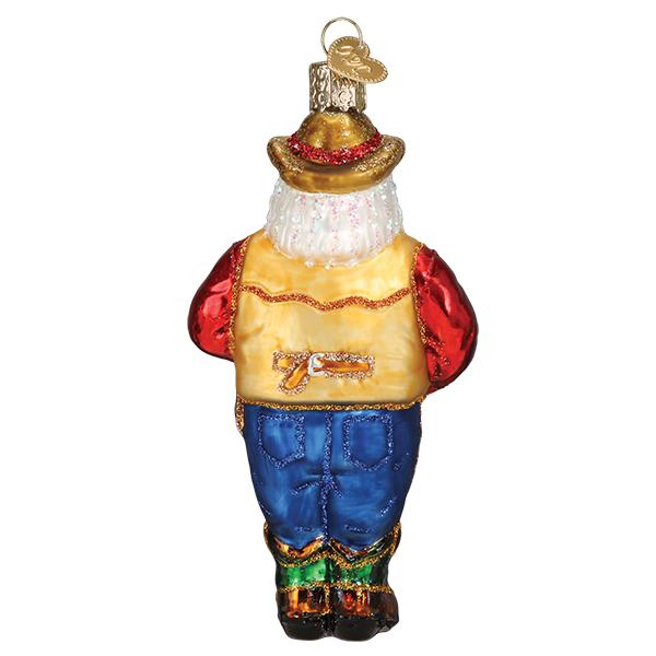 Western Santa Ornament [Online Only]