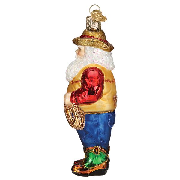 Western Santa Ornament [Online Only]