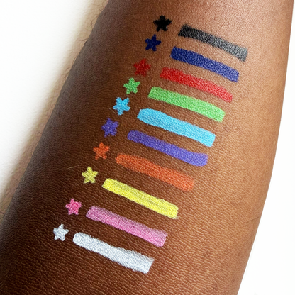 Black Spectra Pen - Star Stamp Liner - Glisten Cosmetics
