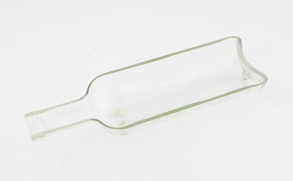 wine glass serving dish in white - household goods - home goods - repurposed