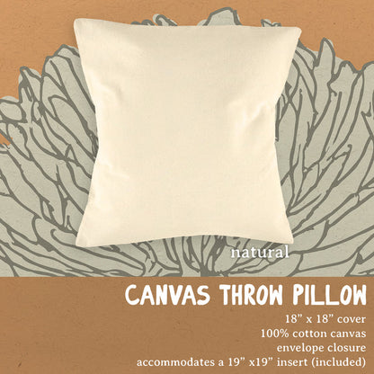 Wishing Peace and Light - Square Canvas Pillow