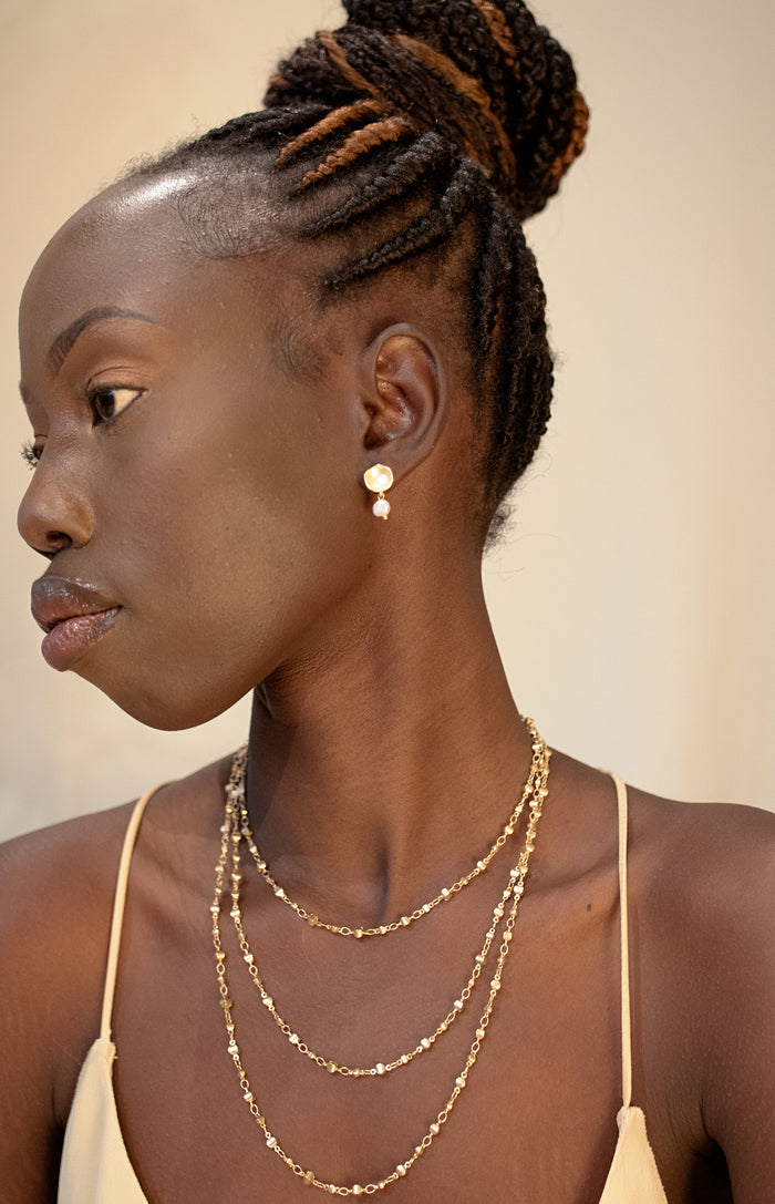 Wrap Necklace - Dot Chain