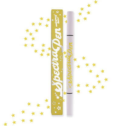 Yellow Spectra Pen - Star Stamp Liner - Glisten Cosmetics